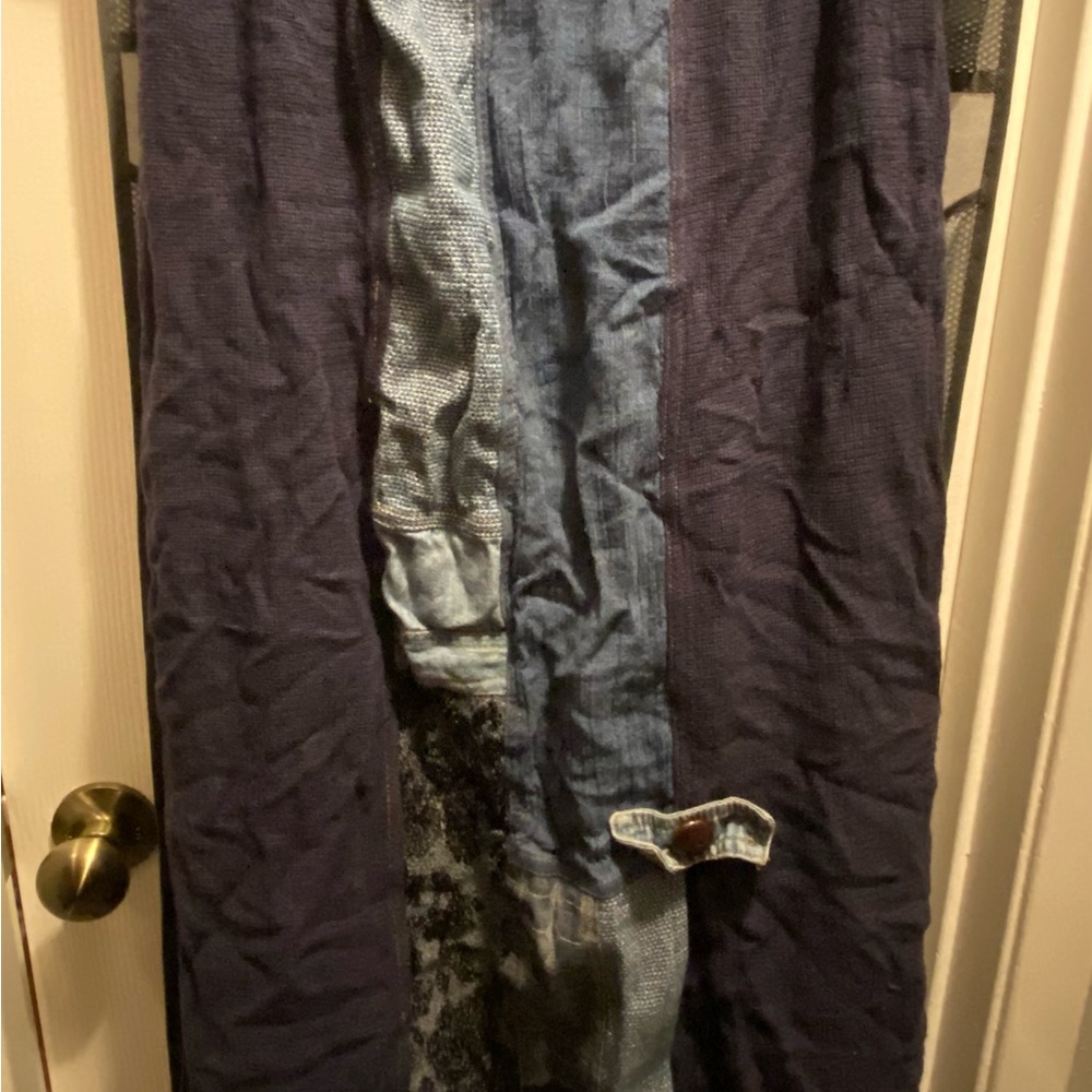 Long Denim Patchwork Skirt A Spence Collections S… - image 1